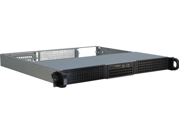 Inter-Tech IPC 1U-10240 - Rackmonterbar 1U - ATX - ingen strømforsyning (FlexATX) - USB