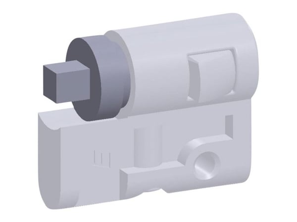 Fibox CLI ARCA S6 Lukitussokka 7 mm neliö 1 kpl