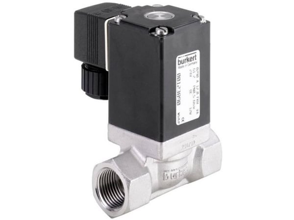 Bürkert membranventil 68510 290 24 V - NPT 1/2 muff - nominell 25 mm - tvångsstyrd - 1 st