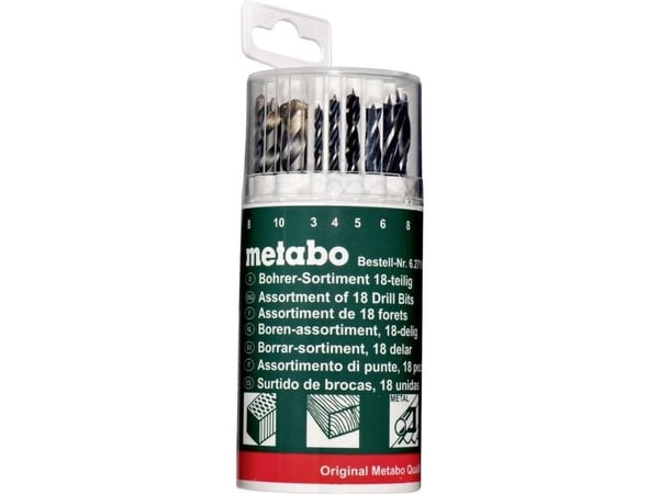 Metabo 627190000 18-osainen yleiskäyttöinen porasarja