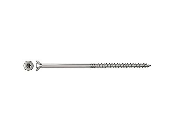 Fischer 657405, Skru, Rustfritt stål, Tre, Delgjenge, Forsenket hode, Torx
