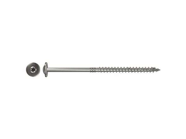 Fischer 657438, Skru, Metall, Tre, Delgjenge, Flenshode, Torx