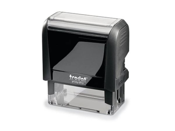Trodat 4913, Traditionell, Specialstämpel, Plast, 58 x 22 mm, Svart, 75 g