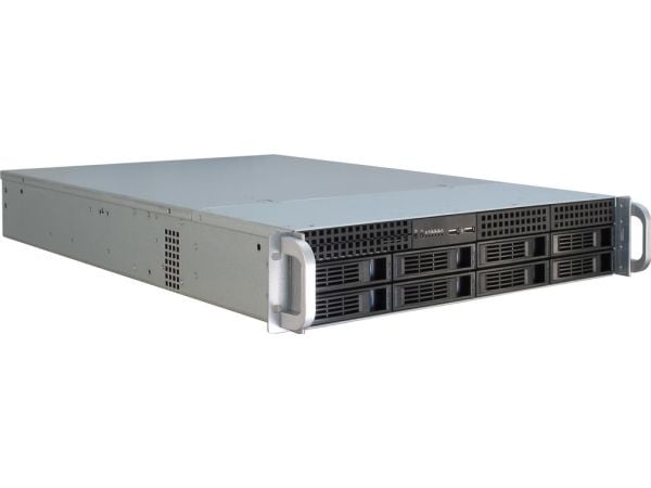 Inter-Tech IPC 2U-2408 - Rackmonterbar 2U - SSI EEB - SATA/SAS - hot-swap - ingen strømforsyning (EPS2U) - USB