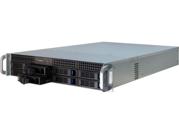 Inter-Tech IPC 2U-2408 - Rackmonterbar 2U - SSI EEB - SATA/SAS - hot-swap - ingen strømforsyning (EPS2U) - USB