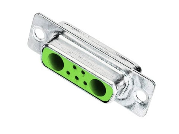 Harting 09 69 201 5072, D-Sub 2, Grønn, Metallisk, Polyester, Stål, Termoplast, Boks, Kobberlegering, 5 A