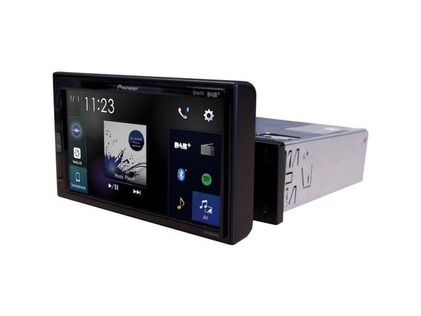 Pioneer SPH-EVO62DAB-UNI, Svart, 1 DIN, 50 W, MOSFET, AAC, FLAC, MP3, WAV, WMA, JPEG