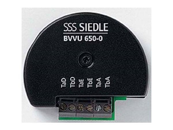 Siedle BVVU 650-0, Sort, Siedle, 0 - 40 °C