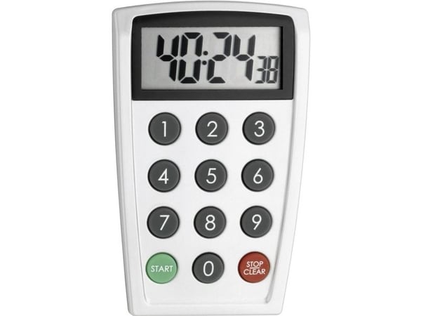 TFA Dostmann 38.2026 Ajastin Sølv digitaalinen