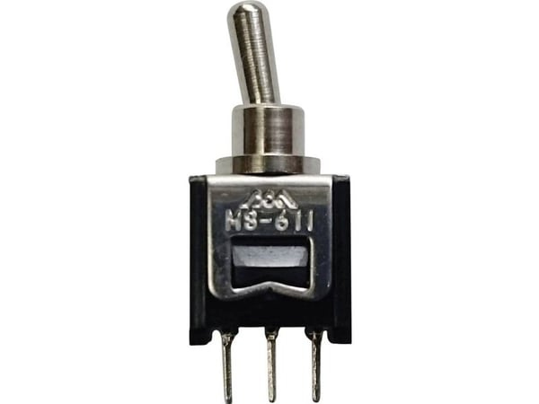 TRU COMPONENTS 701505 611A Vaihtokytkin 250 V/AC 0,15 A 1 x On/On Klikkaava 1 kpl