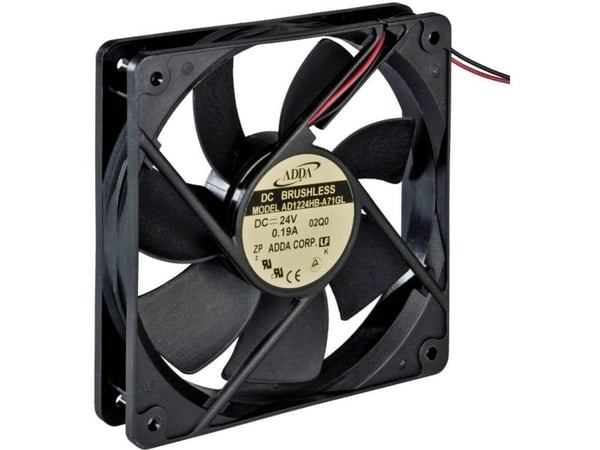 ADDA AD1224UB-A71GL aksialvifte 24 V/DC 168,2 m³/h (L x B x H) 120 x 120 x 25 mm