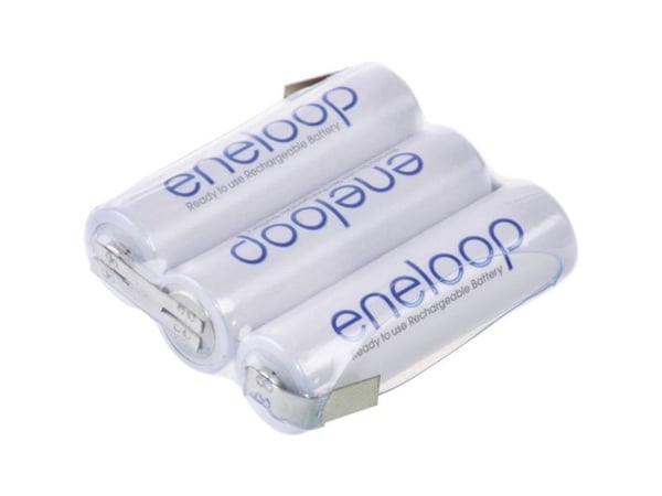 Panasonic eneloop F1x3 batteripakke, cellestørrelse: 3x R6 (AA) NiMH 3,6 V 1900 mAh