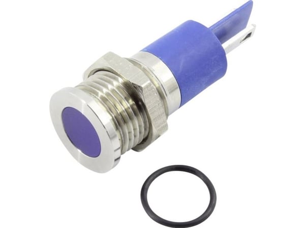 TRU COMPONENTS 1605987 LED-merkkivalo Blå 24 V DC/AC