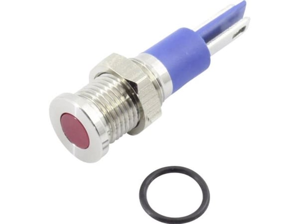 TRU COMPONENTS 1605965 LED-merkkilamppu Rød 12 V DC/AC