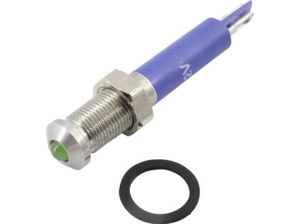 TRU COMPONENTS 1605952 LED-merkkivalaisin Vihreä 24 V DC/AC