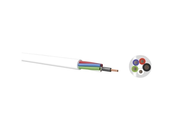 Kabeltronik 4.24051101E8 tilkoblingskabel 500 V PVC (Ø) 5,1 mm 1 m
