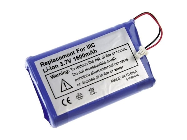 XCell PDA-batteri Erstatter originalbatteri 170-0737, B520003 3,7 V 1600 mAh