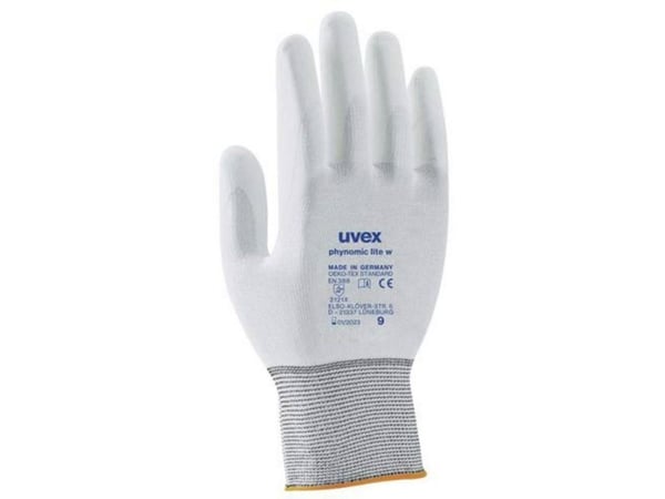 Uvex 6004108, Hvit, Voksen, Voksen, Unisex, 1 stykker, Elastan, Polyamid