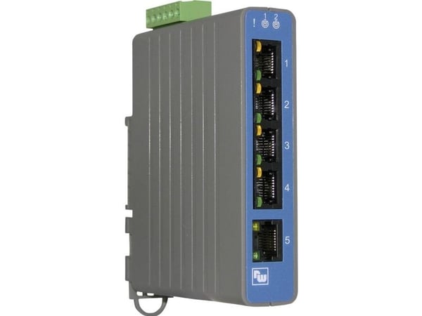 Wachendorff Ethernet-switch 5 portar ETHSW50K industrinätverksswitch