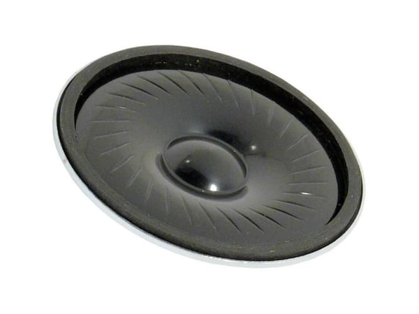 Visaton VS-K50FL-8, Ledningsført, 1 W, 150 - 20000 Hz, 8 ohm (O), Sort
