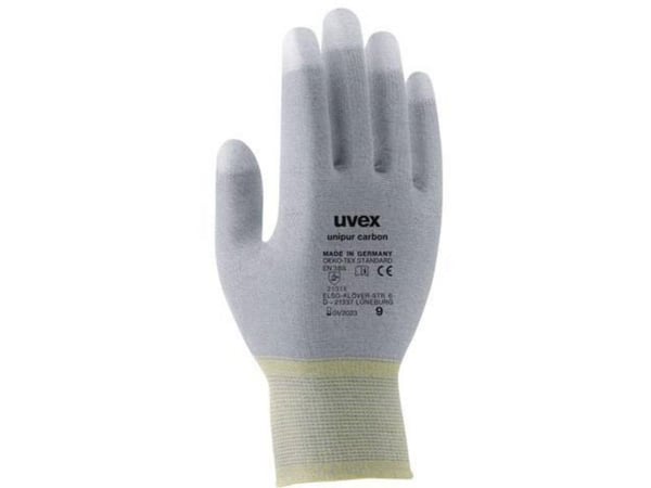 Uvex 60556, Industrihandskar, Grå, Kol, Polyamid