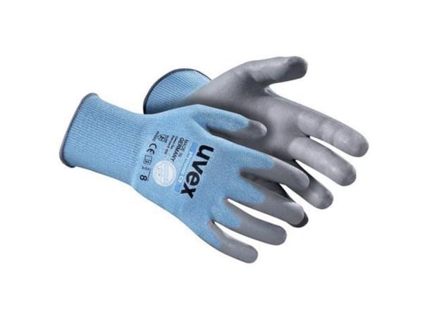 Uvex 6008108, Blå, Grå, Voksen, Unisex, 1 stk, Elastin, Polyamid