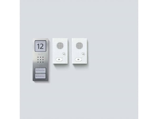 Siedle SET CAB 850-2 E/W Infield Door Intercom-system Bredband Silver, Vit
