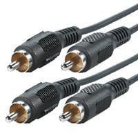 ROLINE 11.09.4336, 2 x RCA, Hankjønn, 2 x RCA, Hankjønn, 5 m