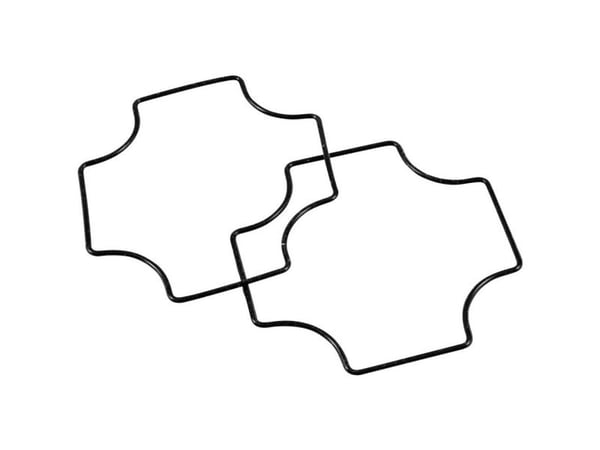 Hammond Electronics 1557BGASKET tetning silikon sort, 1 stk
