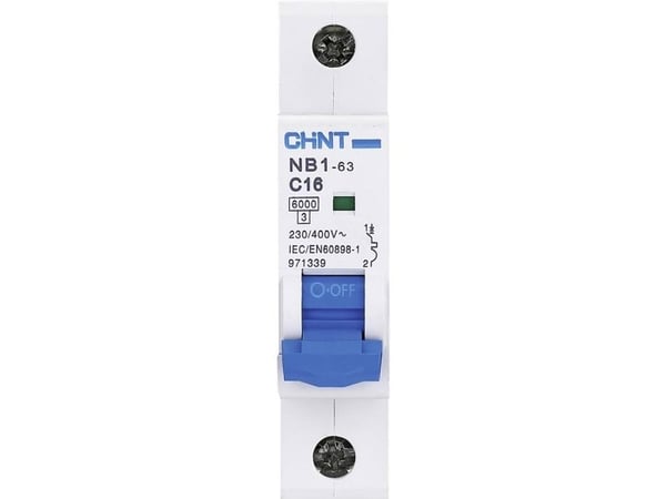Chint 179612 NB1L Ledningssikkerhedsafbryder 1-kertainen 63 A