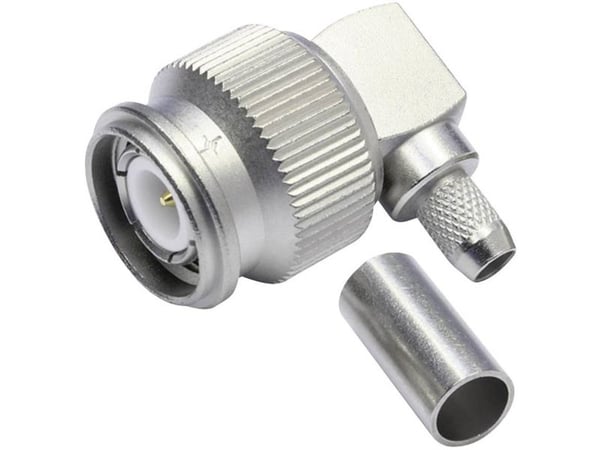 Telegärtner J01010A0005 J01010A0005 TNC-kontakt Kontakt, vinklad 50 Ω 1 st