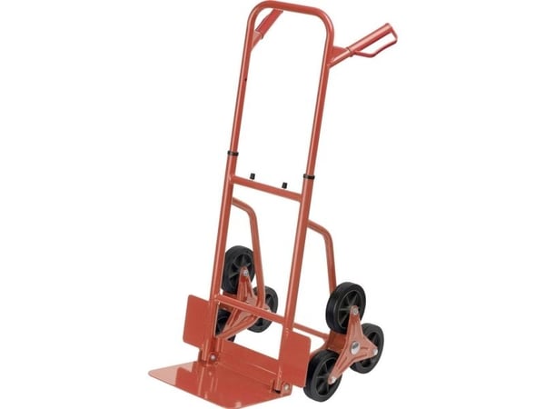 Meister Werkzeuge 8985750 sammenleggbar trappvogn i stål, maks. 120 kg