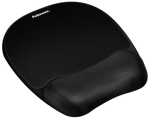 Fellowes Memory Foam - Musmatta med handledsstöd - svart