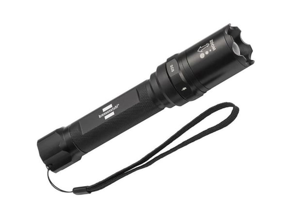 Brennenstuhl 1178600201, Lommelykt, Svart, Metall, Knapper, IP44, LED