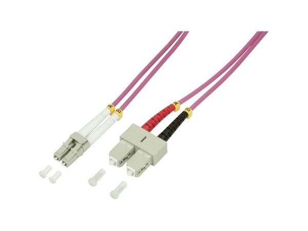 LogiLink LC/SC, 20 m, 20 m, OM4, LC, SC