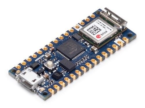 Arduino Nano 33 IoT, ATSAMD21G18, 48 Mhz, 256 KB, 32 KB, 21 V, 3.3 V