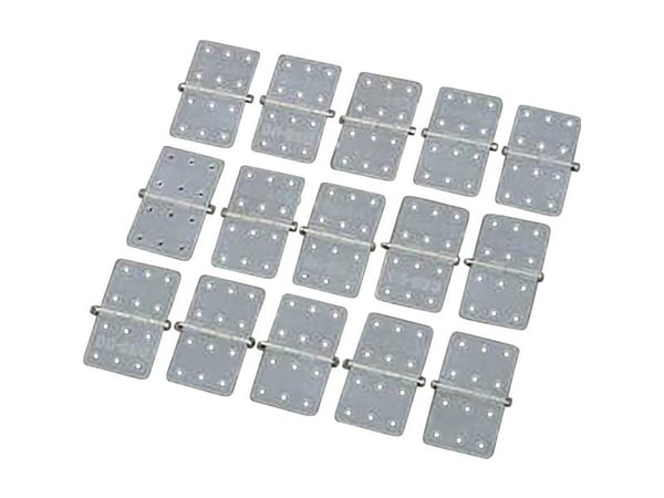 DU-BRO hengsler 16/28 – rektangulær polyamid (L x B) 28 mm x 16 mm – 15 stk