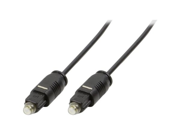 LogiLink Toslink - Toslink, 3m, TOSLINK, Hankjønn, TOSLINK, Hankjønn, 3 m, Sort