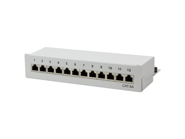 LogiLink NP0019, RJ-45, Cat6a, Grå, 800 g, 275 mm, 13,7 cm