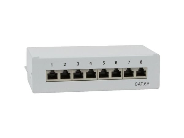 LogiLink NP0018, RJ-45, Cat6A, Grå, ISO/IEC 11801, TIA/EIA 568C.2, 800 g