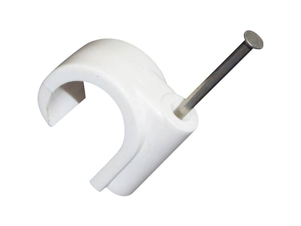 TRU COMPONENTS Kiinnittimet 523530 Bundt-Ø-område 14 mm (max) Hvid (matta) 100 stk