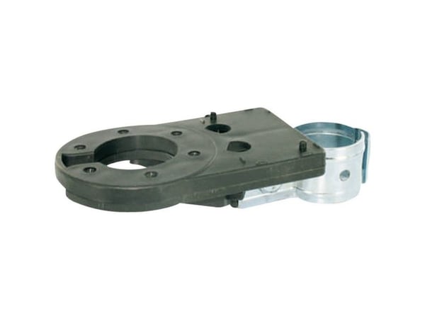 SecoRüt 12079 holder for stikkontakt (13-polet, 7-polet stikkontakt) metall (galvanisert) ABS-plast
