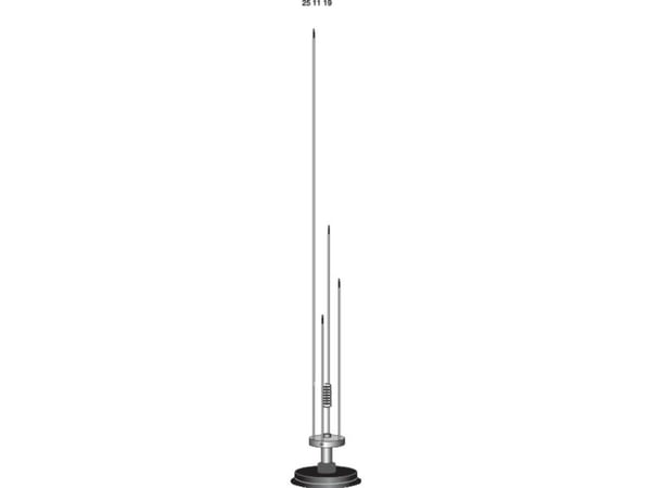 Albrecht 61680 Mobilantenn för radioskanner - SKY-SCAN Mag 1300 - Vit, 640 mm