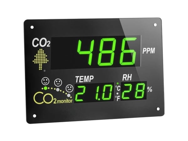 TFA-Dostmann AIRCO2NTROL OBSERVER, Karbonmonoksid (CO), Sort, Plast, LED, AC, 100-240 V