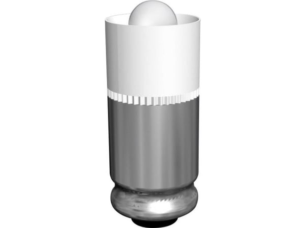 Merkkivalo Construct LED-merkkivalo T1 3/4 MG Valkoinen 12 V/DC 2000 mcd 428 mlm MEDG5762