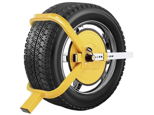 Basi KFZ 111 Pyörän lukko Keltainen