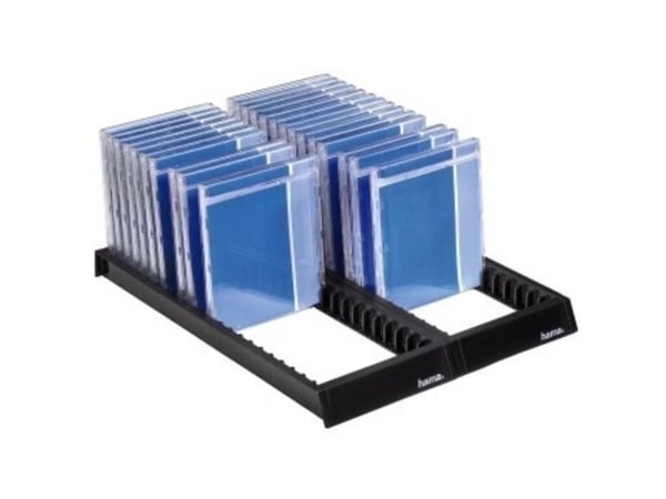 Hama CD Flipper 44, black, 44 levyt, Musta, 380 mm, 150 mm, 60 mm, 354 g