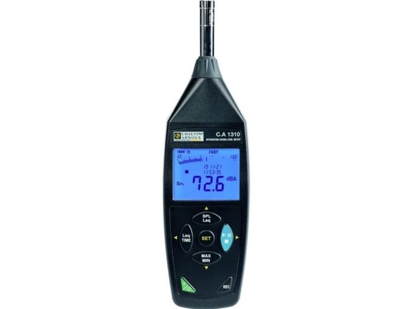 Chauvin Arnoux Lydnivå-måleapparat Datalogger C.A 1310 30 - 130 dB 20 Hz - 8 kHz