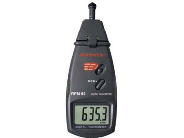Multimetrix P06236902 turteller mekanisk/optisk 0,5–19999 o/min, 2,5–99999 o/min