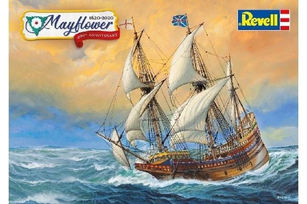 Revell Mayflower - 400th Anniversary, Seilskutemodell, Monteringssett, 1:83, Mayflower - 400th Anniversary, Alle kjønn, Plast